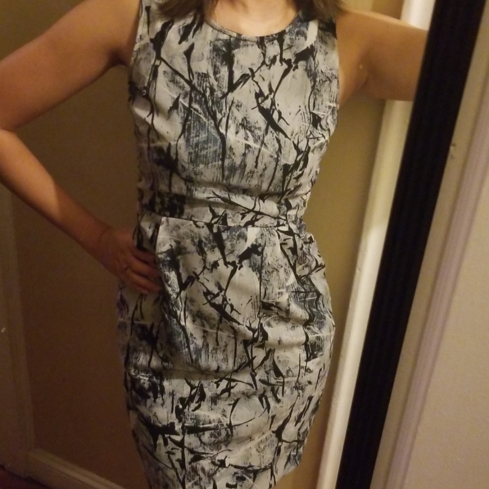2/$15 Pattern Work Dress
